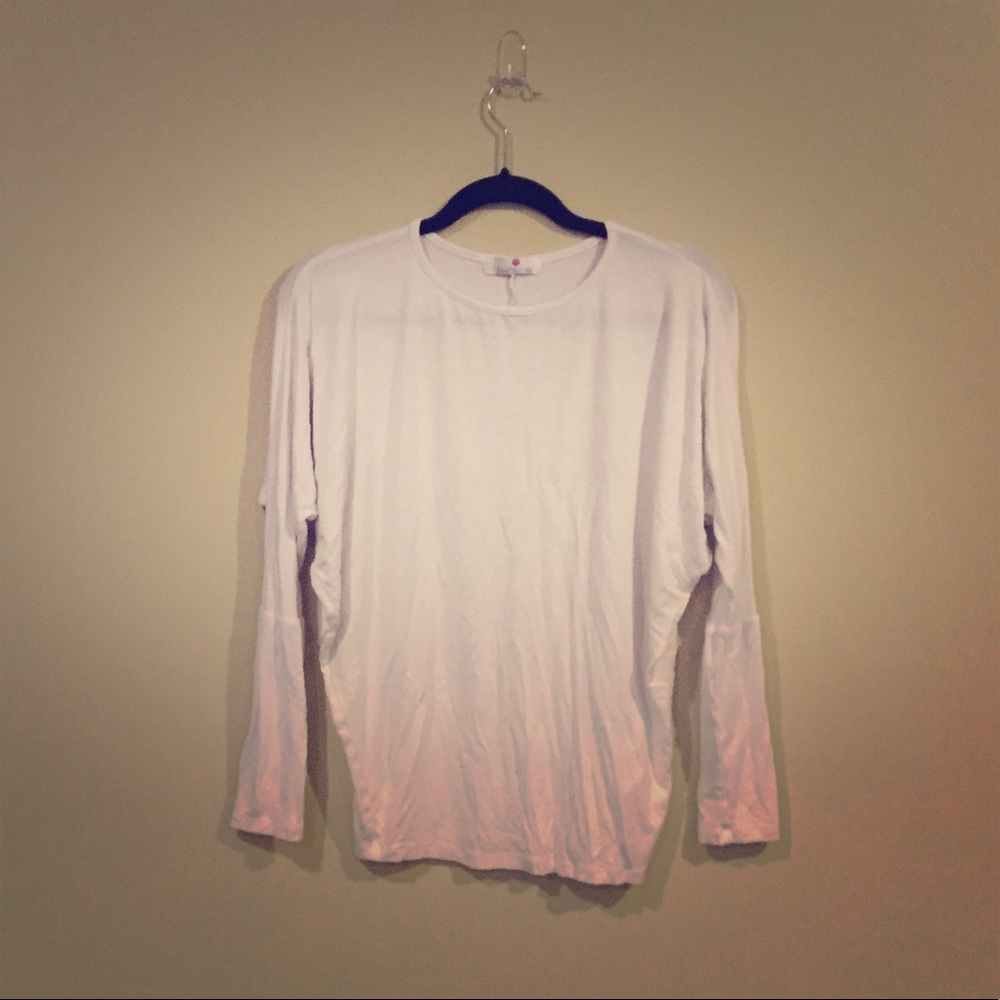 White Plum White Dolman Sleeve Top